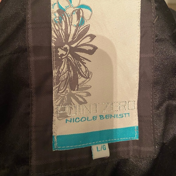 Point Zero Grey Plaid Down Puffer Coat - Picture 13 of 13